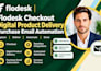 setup flodesk checkout digital product delivery purchase email automation